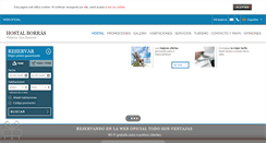 Desktop Screenshot of hostalborras.com